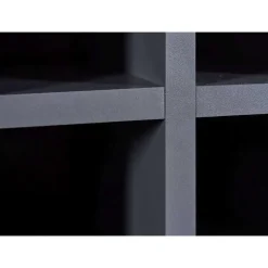 Hioshop Nellina wandkast wijnrek- 1 deur- 3 open planken- 12 ruimte voor wijn