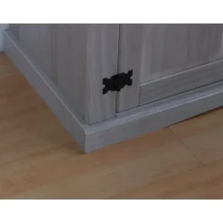 Hioshop New Mexico dressoir 132 cm breed grijs