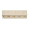 Hioshop Nika kapstok 5 haken beige
