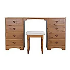 Hioshop Nilon kaptafel incl kruk 8 laden kers dekor