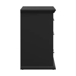 Hioshop North kommode 6 laden zwart mat