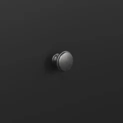 Hioshop North kommode 6 laden zwart mat