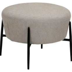 Hioshop Orbit Dan-Form poef bouclé lichtgrijs