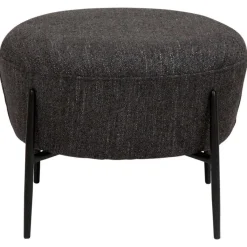 Hioshop Orbit Dan-Form poef bouclé zwart