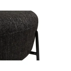 Hioshop Orbit Dan-Form poef bouclé zwart