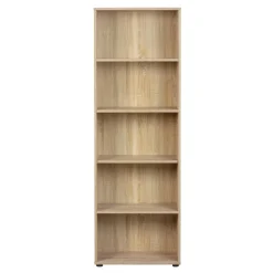 Hioshop Parim wandkast 5 ruimtes Sonoma eiken decor