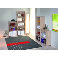 Hioshop Parim wandkast 5 ruimtes Sonoma eiken decor