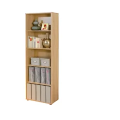 Hioshop Parim wandkast 5 ruimtes Sonoma eiken decor