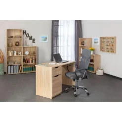 Hioshop Parim wandkast 5 ruimtes Sonoma eiken decor