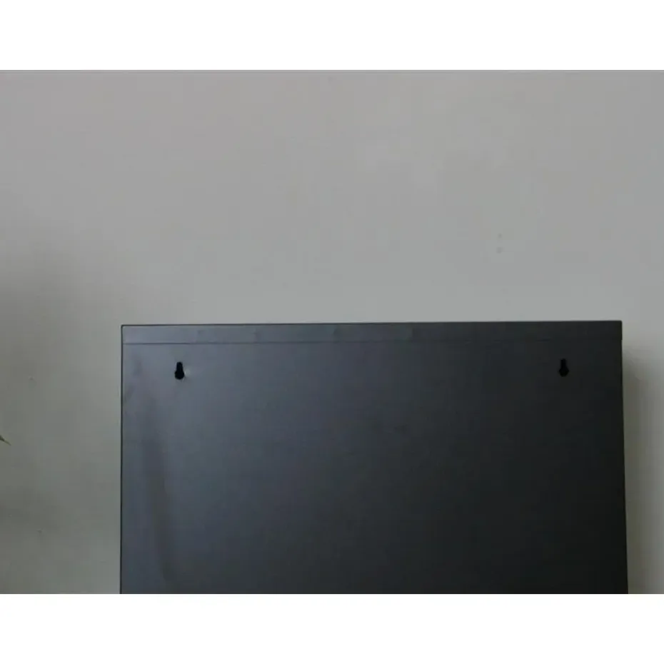 Hioshop Pisa schoenenkast zwart metaal met 4 vakken - set van 3