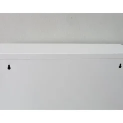 Hioshop Pisa schoenenkast wit metaal met 5 vakken