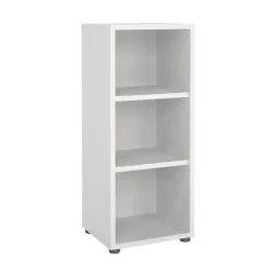 Hioshop Prima wandkast 3 vakken wit