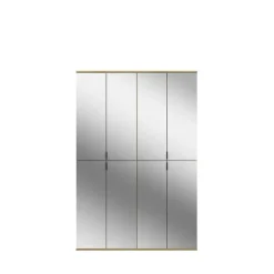 Hioshop ProjektX kledingkast - 8 deuren spiegel