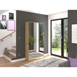 Hioshop ProjektX kledingkast - 6 deuren spiegel