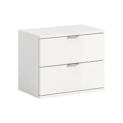 Hioshop ProjektX schoenenkast 2 laden wit hoogglans