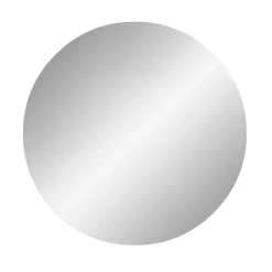 Hioshop Riff spiegelkast Ø70 cm 1 deur wit