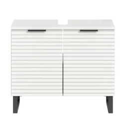 Hioshop Riff wastafel 2 deuren wit