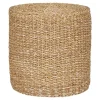 Hioshop Rivera poef Ø40cm natuur