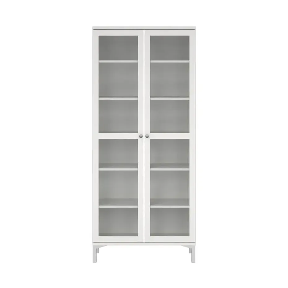Hioshop Roma vitrinekast 2 deuren wit