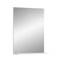 Hioshop Scout spiegel bad 1 deur- 1 plank wit hoogglans- wit