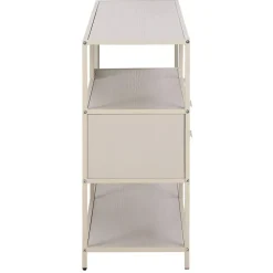 Hioshop Sea wandkast 2 lades 3 planken grijs