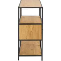 Hioshop Sea wandkast 2 lades 3 planken natuur