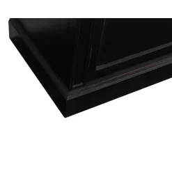 Hioshop Servieskast Mozart zwart dressoir met opzet