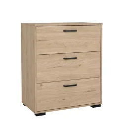 Hioshop Sofia ladekast 3 lades eikdecor