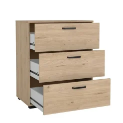 Hioshop Sofia ladekast 3 lades eikdecor