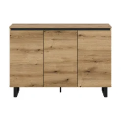 Hioshop Tomasa dressoir 3 deuren eiken decor
