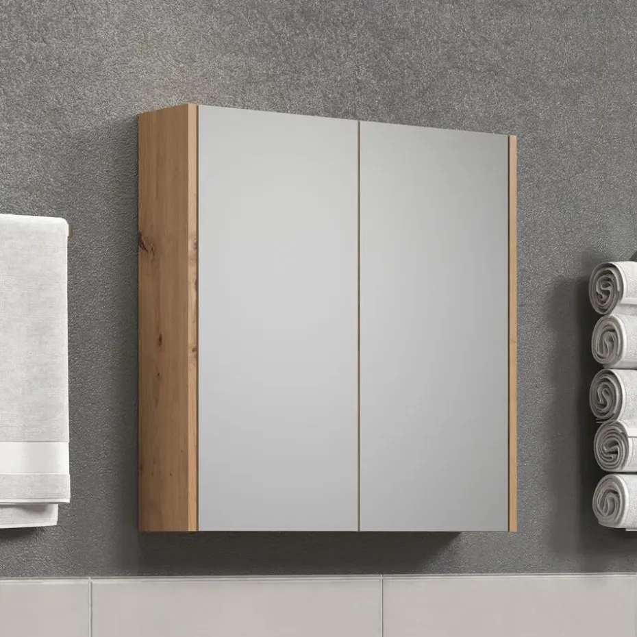 Hioshop Touch spiegelkast eik decor