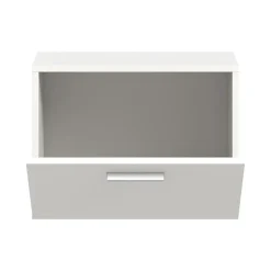 Hioshop Vaga schoenenkast wandgemonteerd 52x39cm 1 klepdeur wit