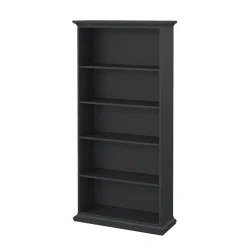 Hioshop Venedig wandkast 5 vakken mat grijs