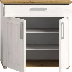 Hioshop Verona schoenenkast 1 lade 2 deuren lariks decor