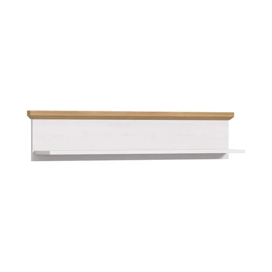 Hioshop Verona wandplank wit- eik decor