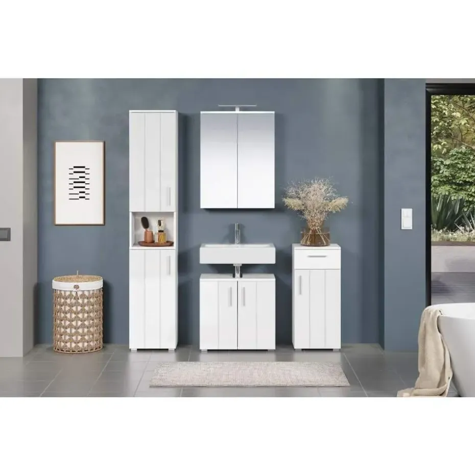 Hioshop Wons spiegelkast wit