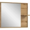Hioshop Zeno spiegel bad 1 plank eiken decor