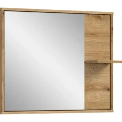 Hioshop Zeno spiegel bad 1 plank eiken decor