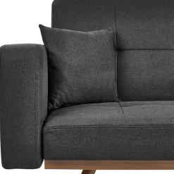 HJULBY - Driezitsbank - Zwart - Polyester