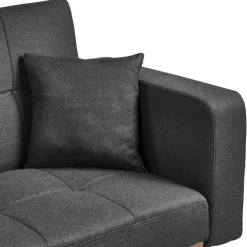 HJULBY - Driezitsbank - Zwart - Polyester