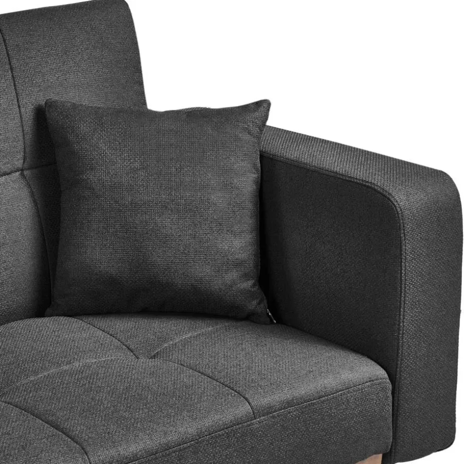 HJULBY - Driezitsbank - Zwart - Polyester