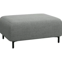 Hocker Elsa - stof Eden - grijs