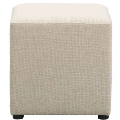 Hocker Nando - beige - 45x45x45 cm
