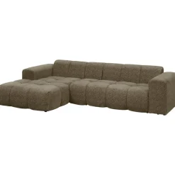 Hoekbank Beau links - Raven - bruin