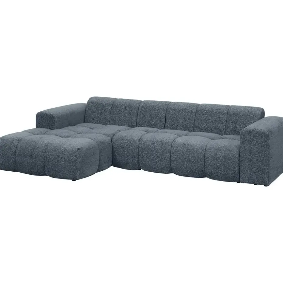 Hoekbank Beau links - Raven - donkerblauw