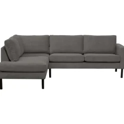 Hoekbank Collin links - antraciet