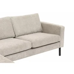 Hoekbank Collin links - crème