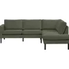 Hoekbank Collin rechts - groen
