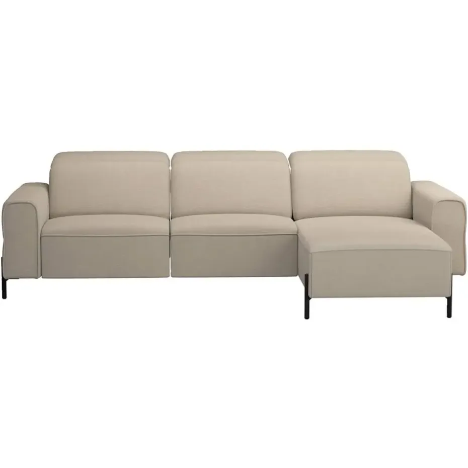 Hoekbank Dave rechts - elektrisch verstelbaar - taupe