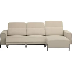 Hoekbank Dave rechts - elektrisch verstelbaar - taupe